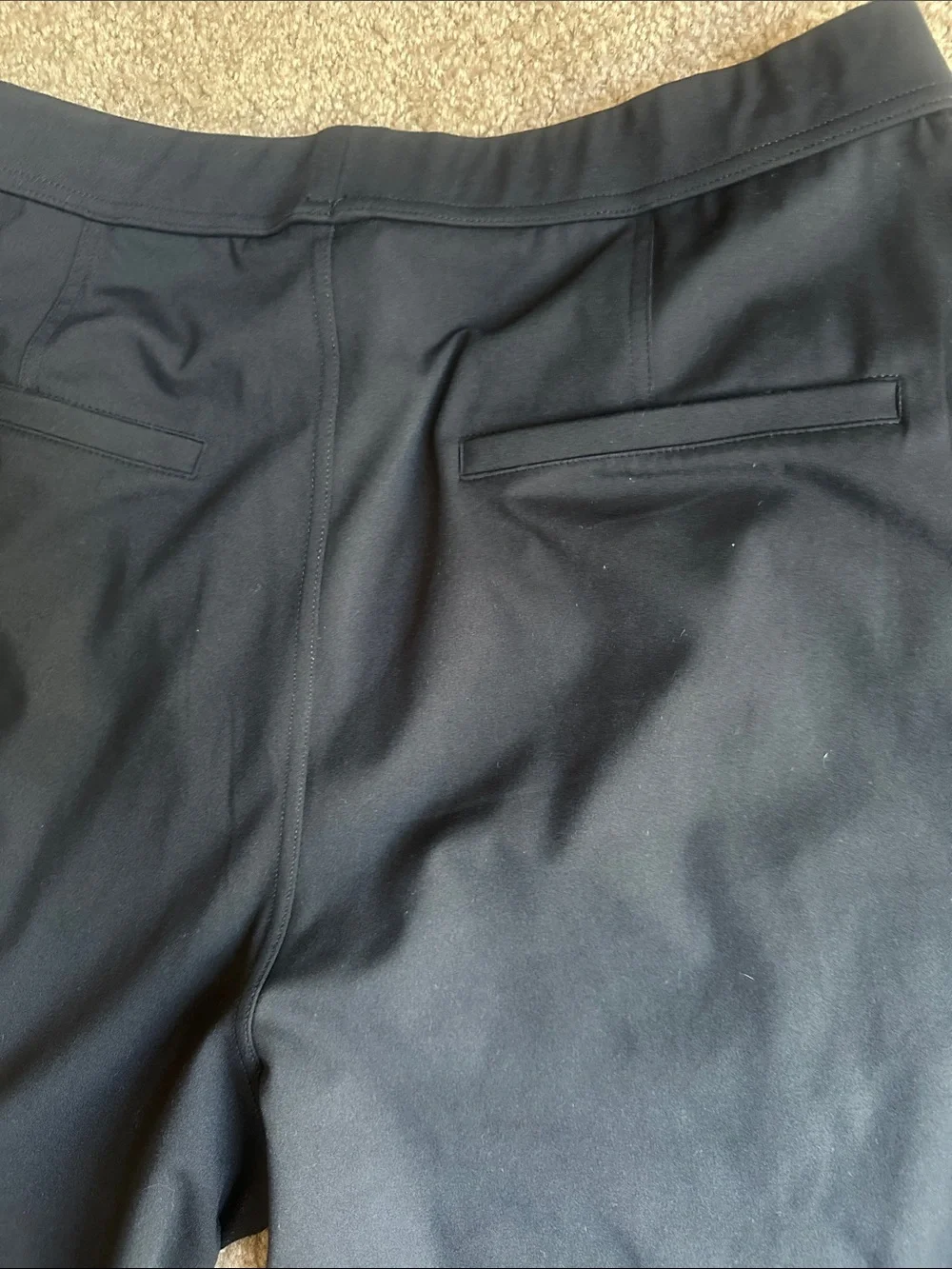 Women’s Halara DayStretch High Waisted Pocket Work Flare Pants Black SZ XL Tall